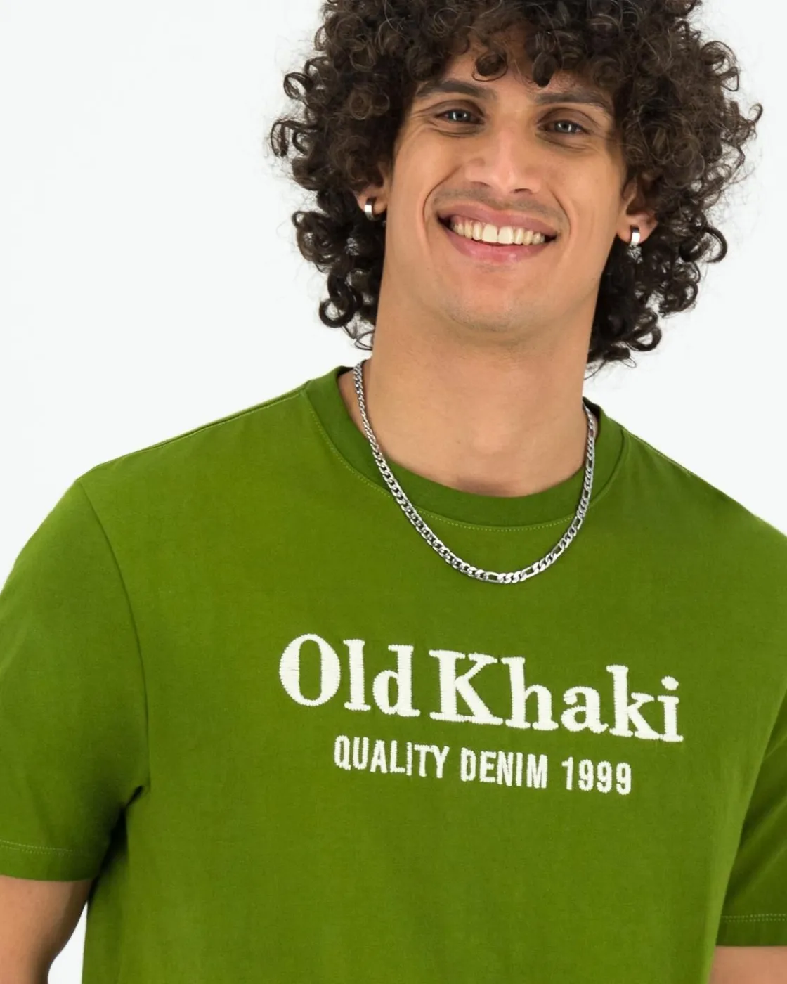 Men Old Khaki T-Shirts>Men'S Kelly Oversized Fit T-Shirt