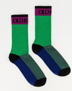 Men Old Khaki Socks & Underwear>Men'S Kyoto Colour-Block Socks