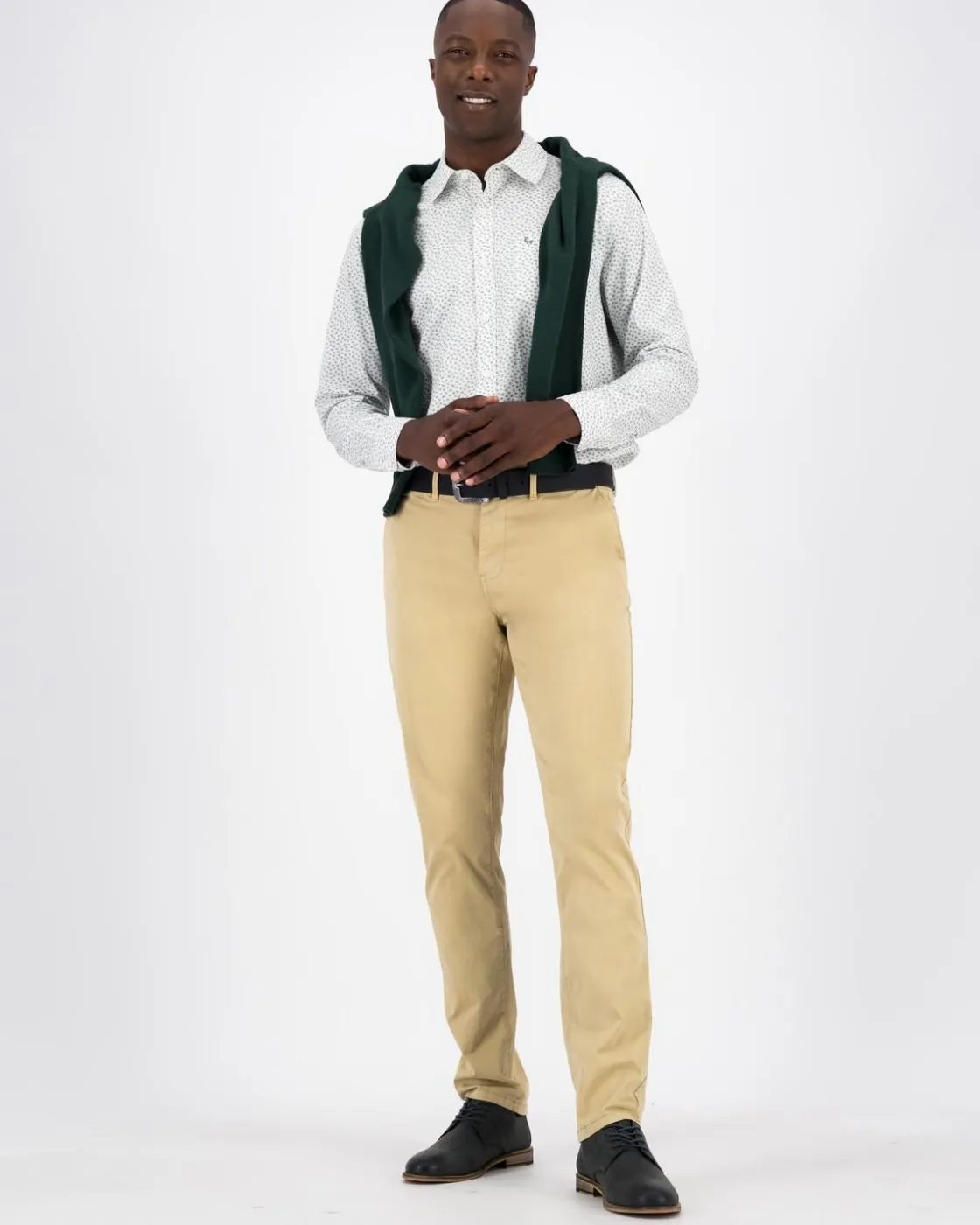 Men Old Khaki Shirts>Men'S Lee Regular Fit Ditsy Shirt