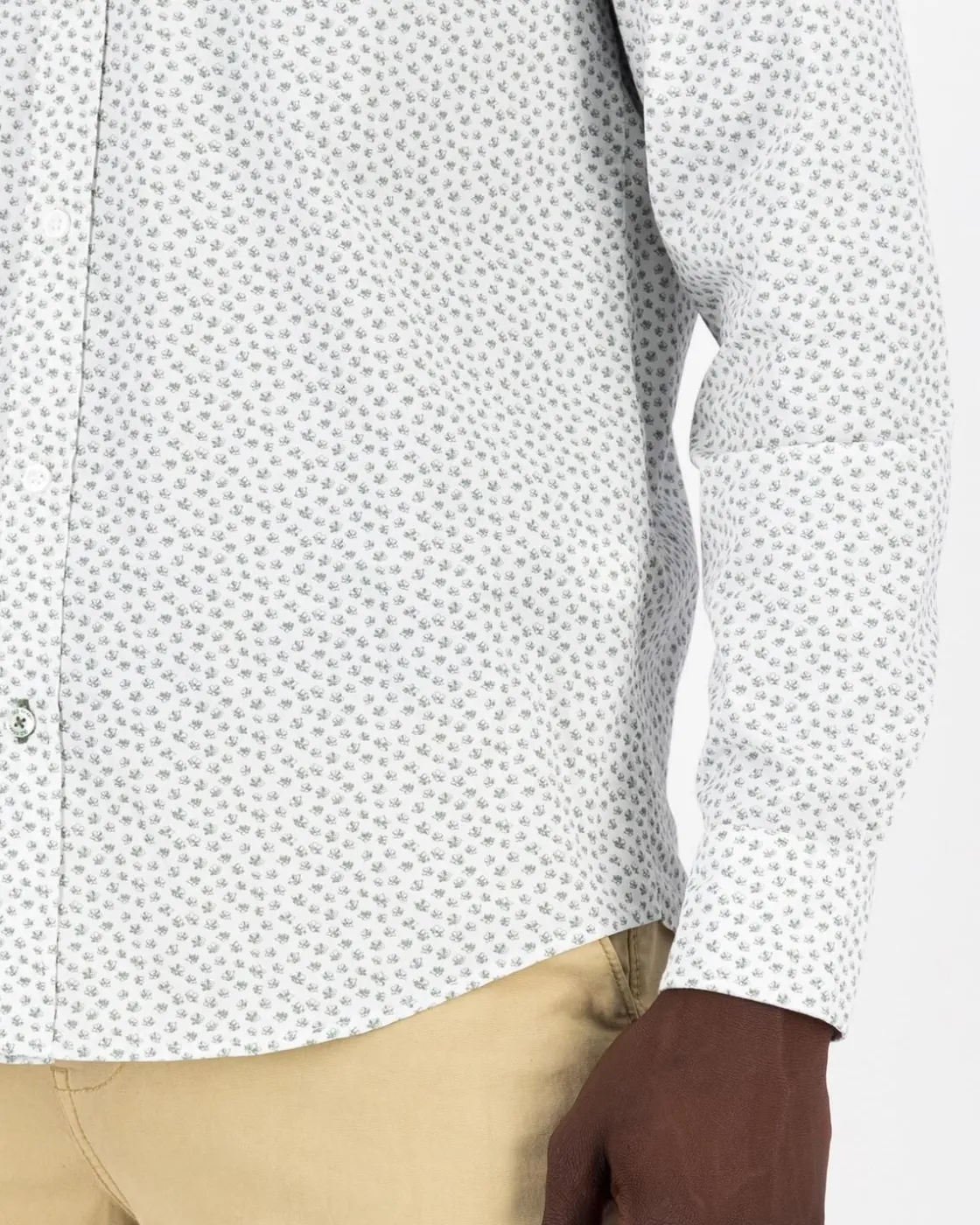 Men Old Khaki Shirts>Men'S Lee Regular Fit Ditsy Shirt
