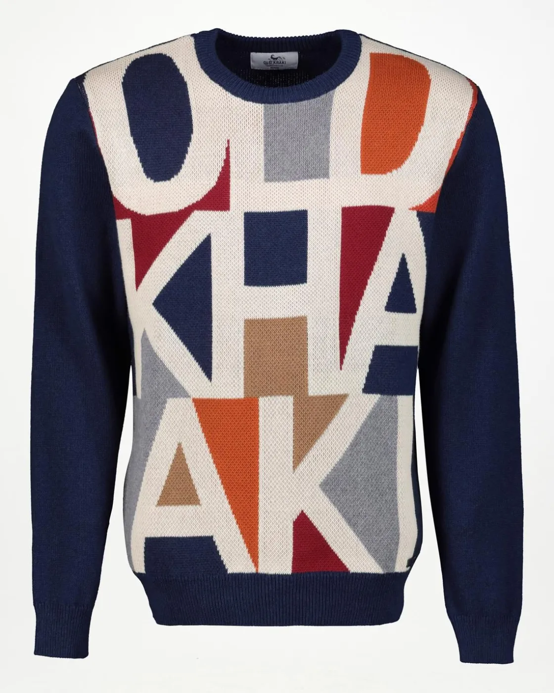 Men Old Khaki Knitwear>Men'S Leon Branded Knit