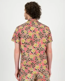 Men Old Khaki Shirts>Men'S Luther Slim Fit Floral Shirt