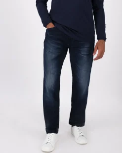 Men Old Khaki Denim>Men'S Mayson Blue Black Denim