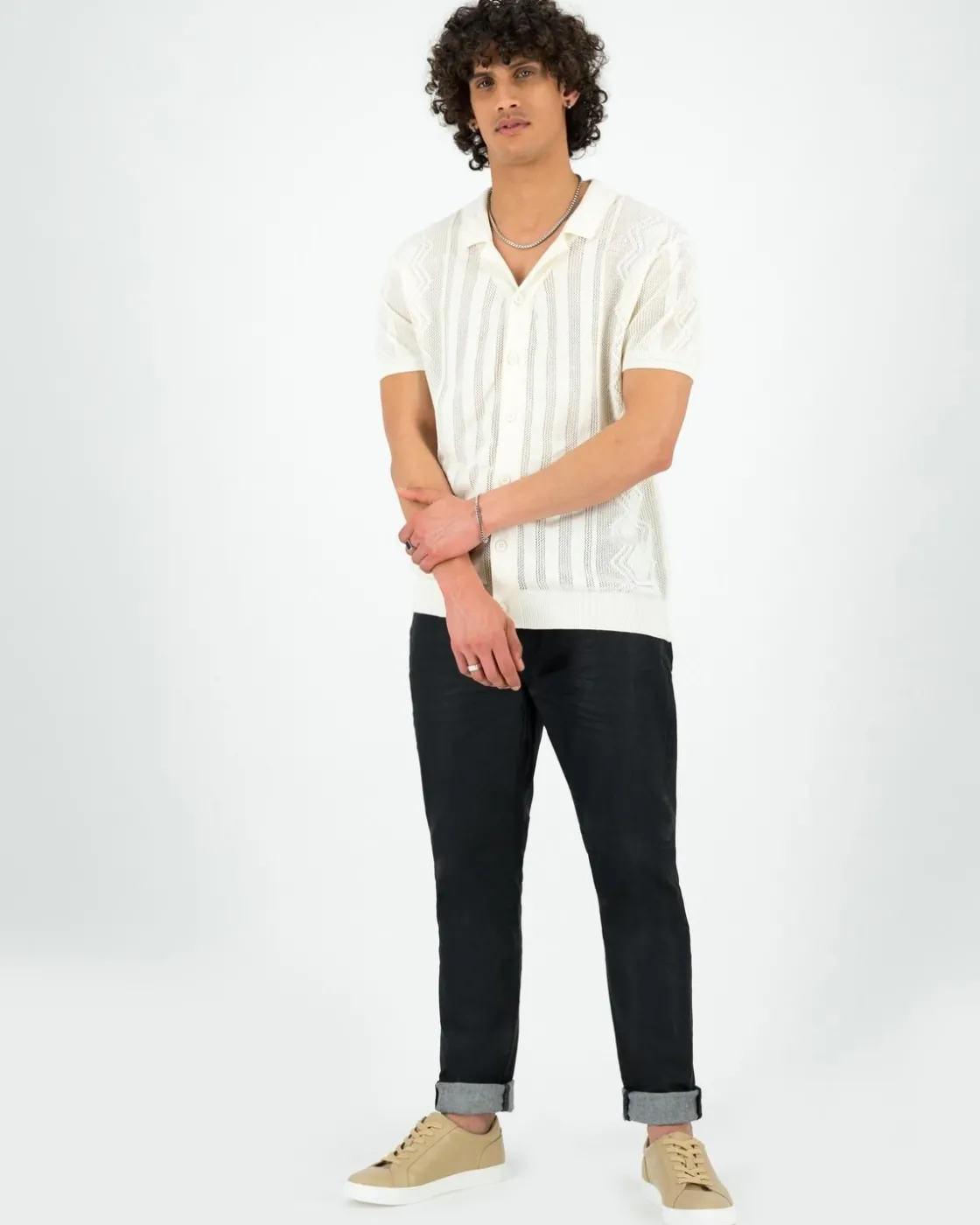 Men Old Khaki Denim>Men'S Mayson Coated Slim Denim