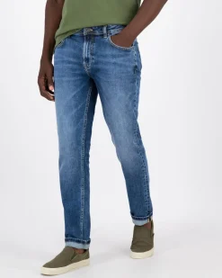 Men Old Khaki Denim>Men'S Mayson Slim Fit Mid Wash Denim