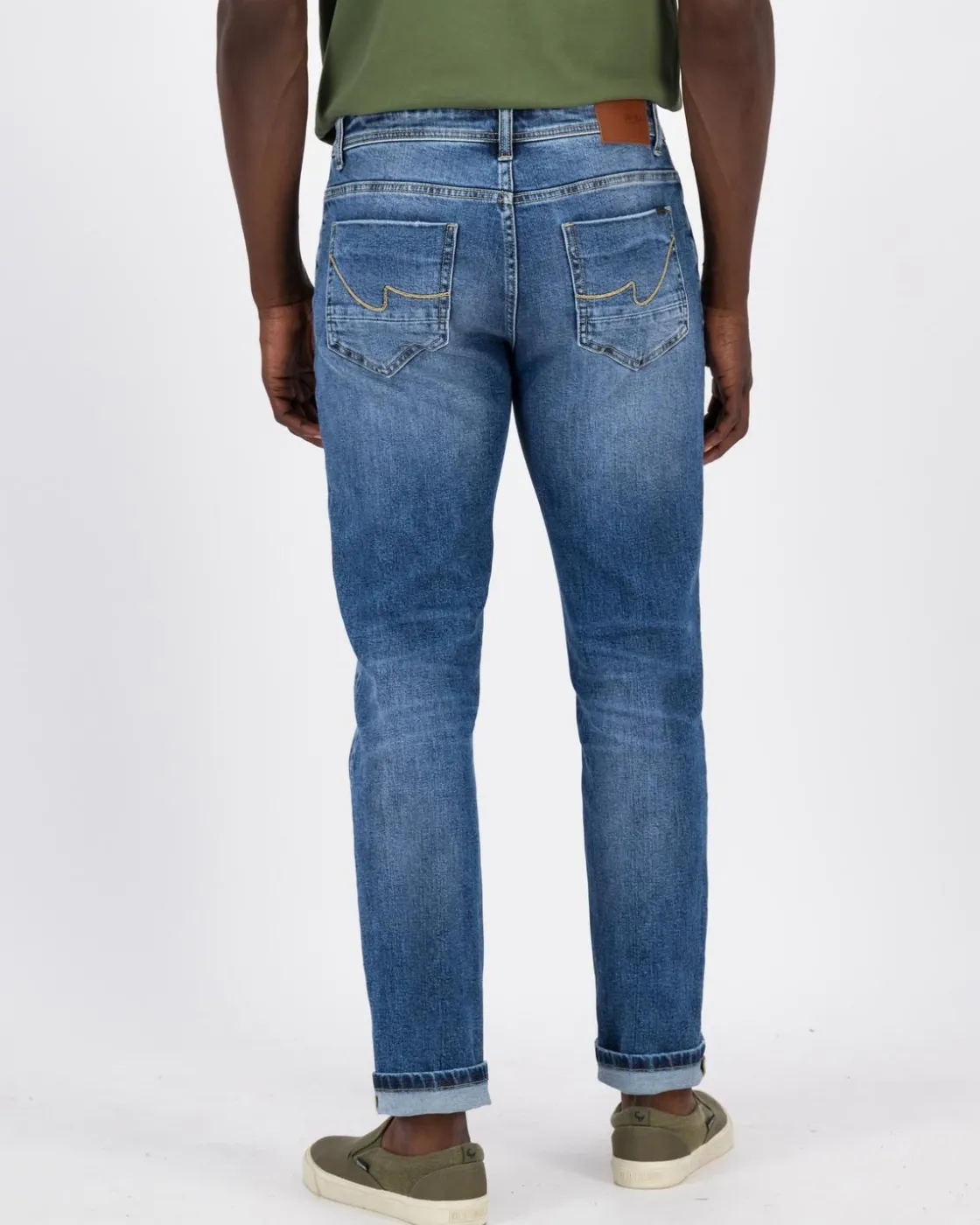 Men Old Khaki Denim>Men'S Mayson Slim Fit Mid Wash Denim