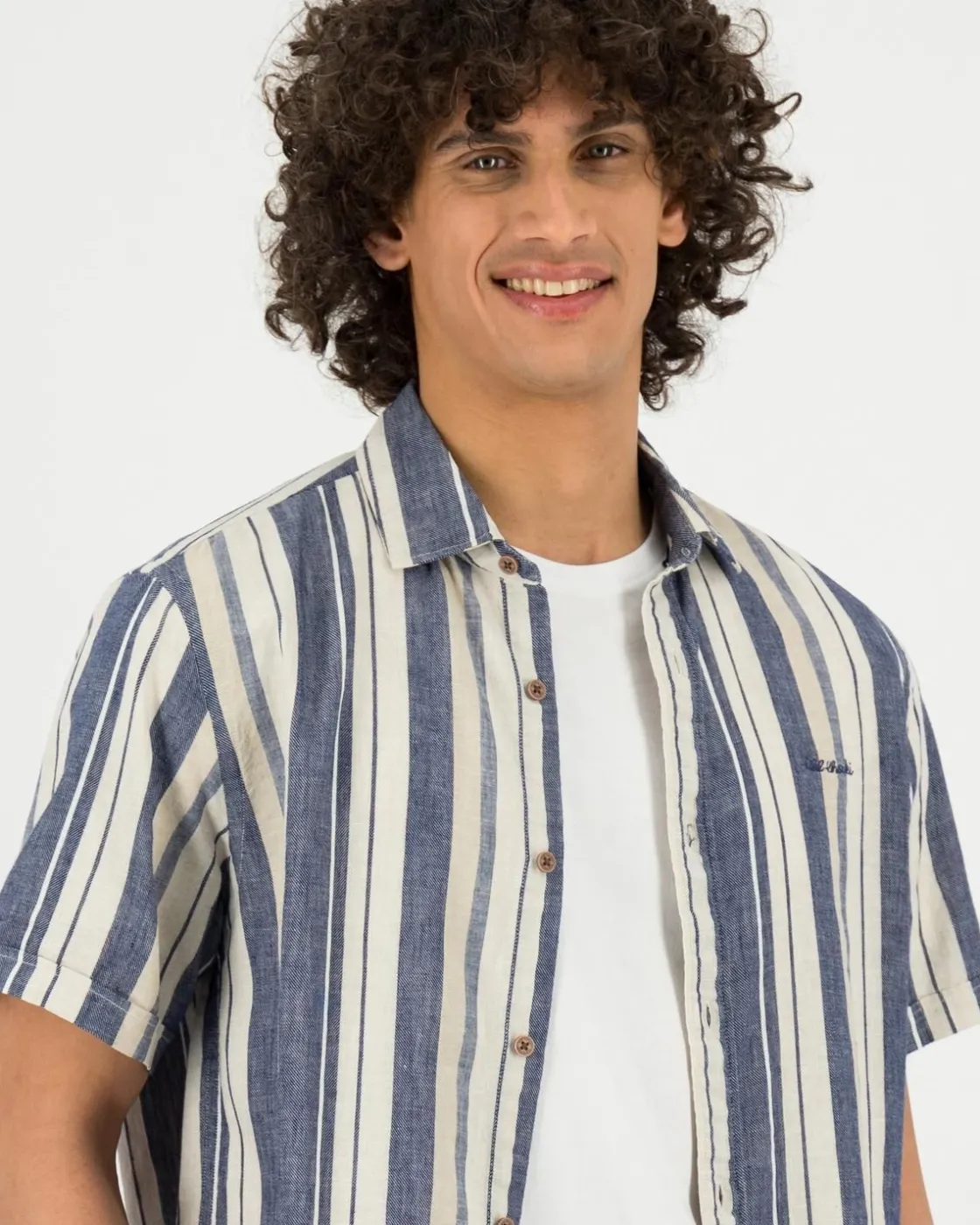 Men Old Khaki Shirts>Men'S Mike Regular Fit Stripe Shirt