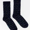 Men Old Khaki Socks & Underwear>Men'S Myles Dot Socks