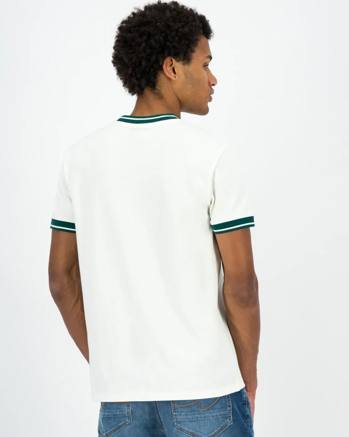 Men Old Khaki T-Shirts>Men'S Parker Relaxed Fit Pique T-Shirt