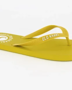 Men Old Khaki Flip-Flops><noscript><img width=