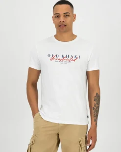 Men Old Khaki T-Shirts>Men'S Riley Standard Fit Embroidery T-Shirt