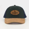 Men Old Khaki Headwear>Men'S Rio Badge Trucker Cap