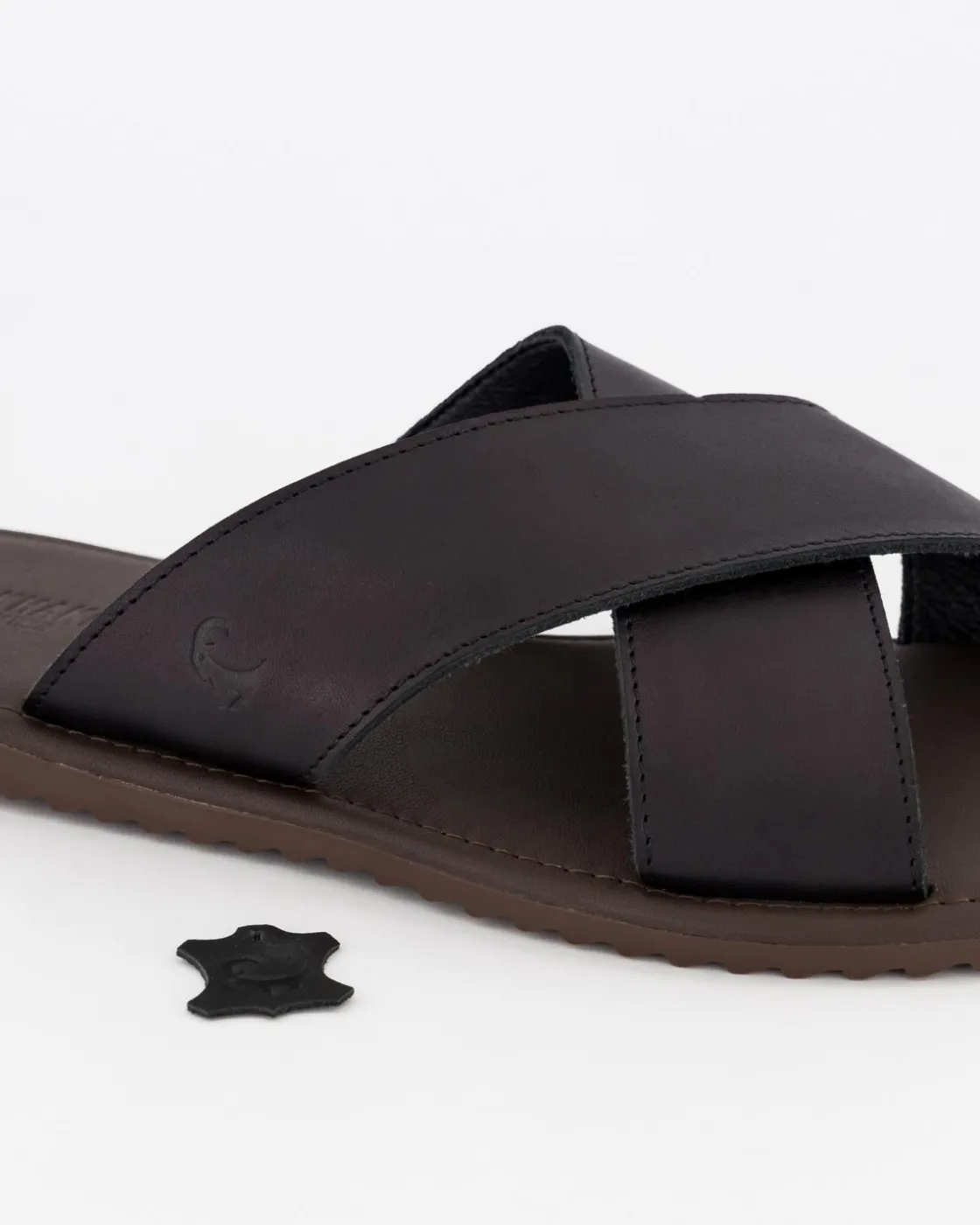 Men Old Khaki Sandals>Men'S Sandile Leather Sandal