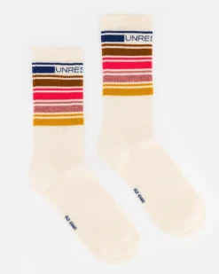 Men Old Khaki Socks & Underwear>Men'S Sihle Multi-Stripe Rib Socks