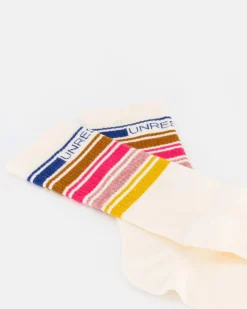 Men Old Khaki Socks & Underwear>Men'S Sihle Multi-Stripe Rib Socks