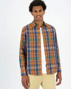 Men Old Khaki Shirts>Men'S Sipho Check Shirt