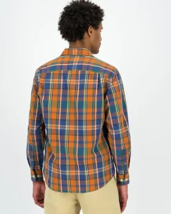 Men Old Khaki Shirts>Men'S Sipho Check Shirt