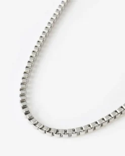 Men Old Khaki Jewellery>Men'S Stainless Steel Rounded Chain Necklace