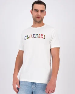 Men Old Khaki T-Shirts>Men'S Tato Applique T-Shirt