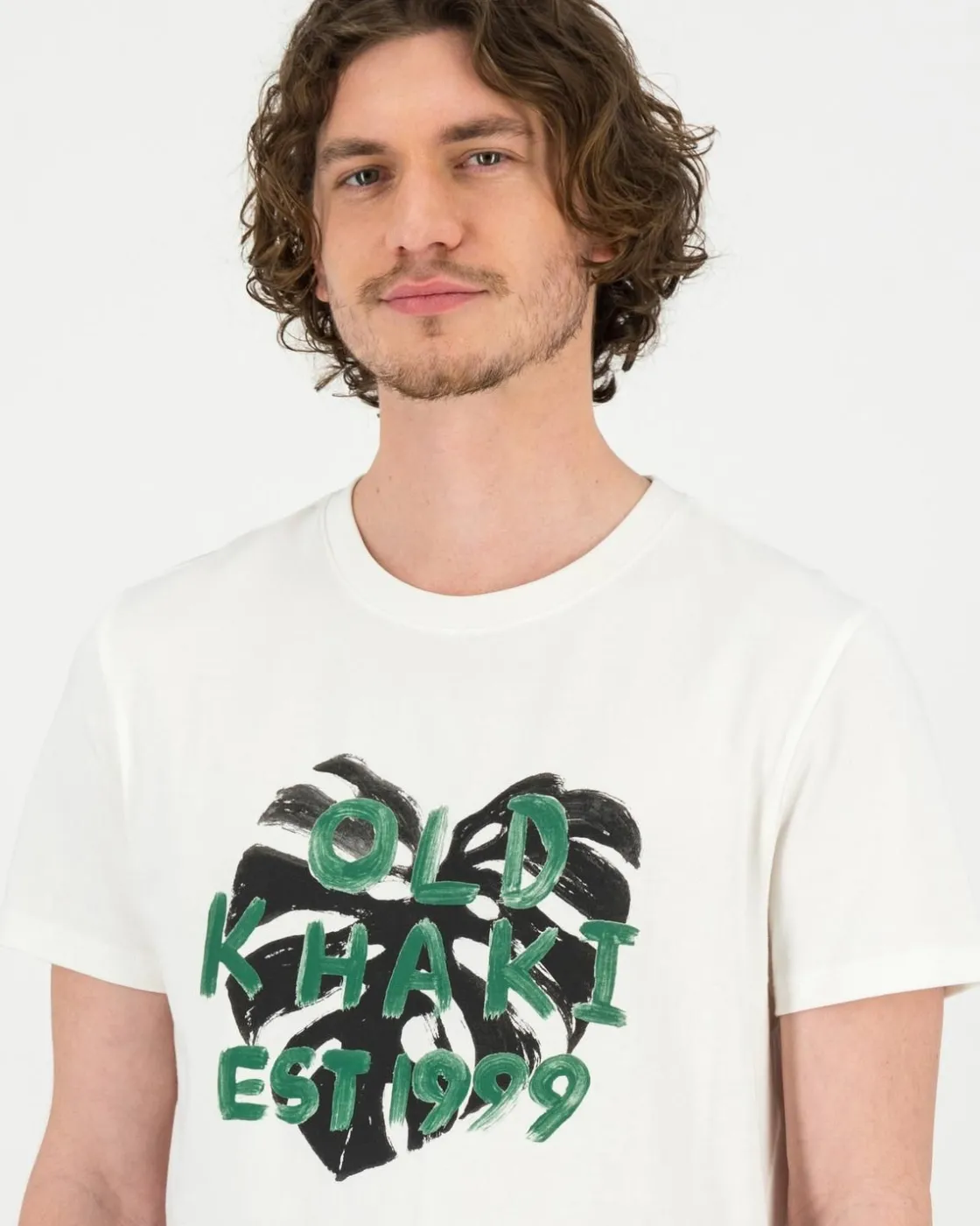 Men Old Khaki T-Shirts>Men'S Teddy Standard Fit Hero T-Shirt