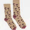 Men Old Khaki Socks & Underwear>Men'S Todd Thistle Print Socks