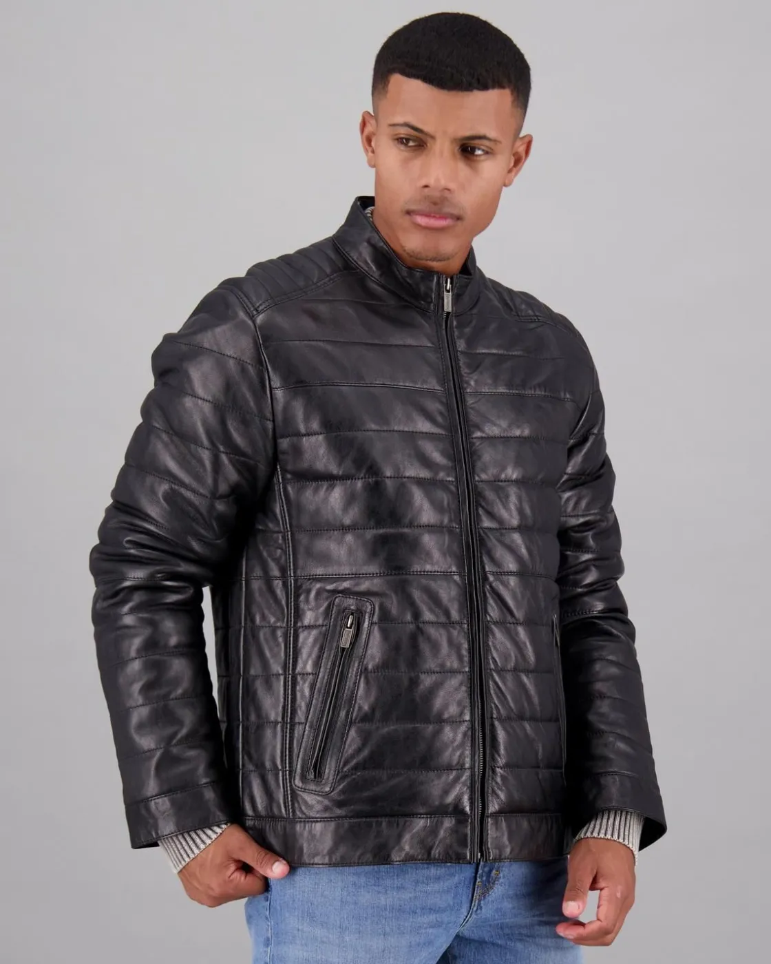 Men Old Khaki Jackets>Men'S Tom Leather Jacket