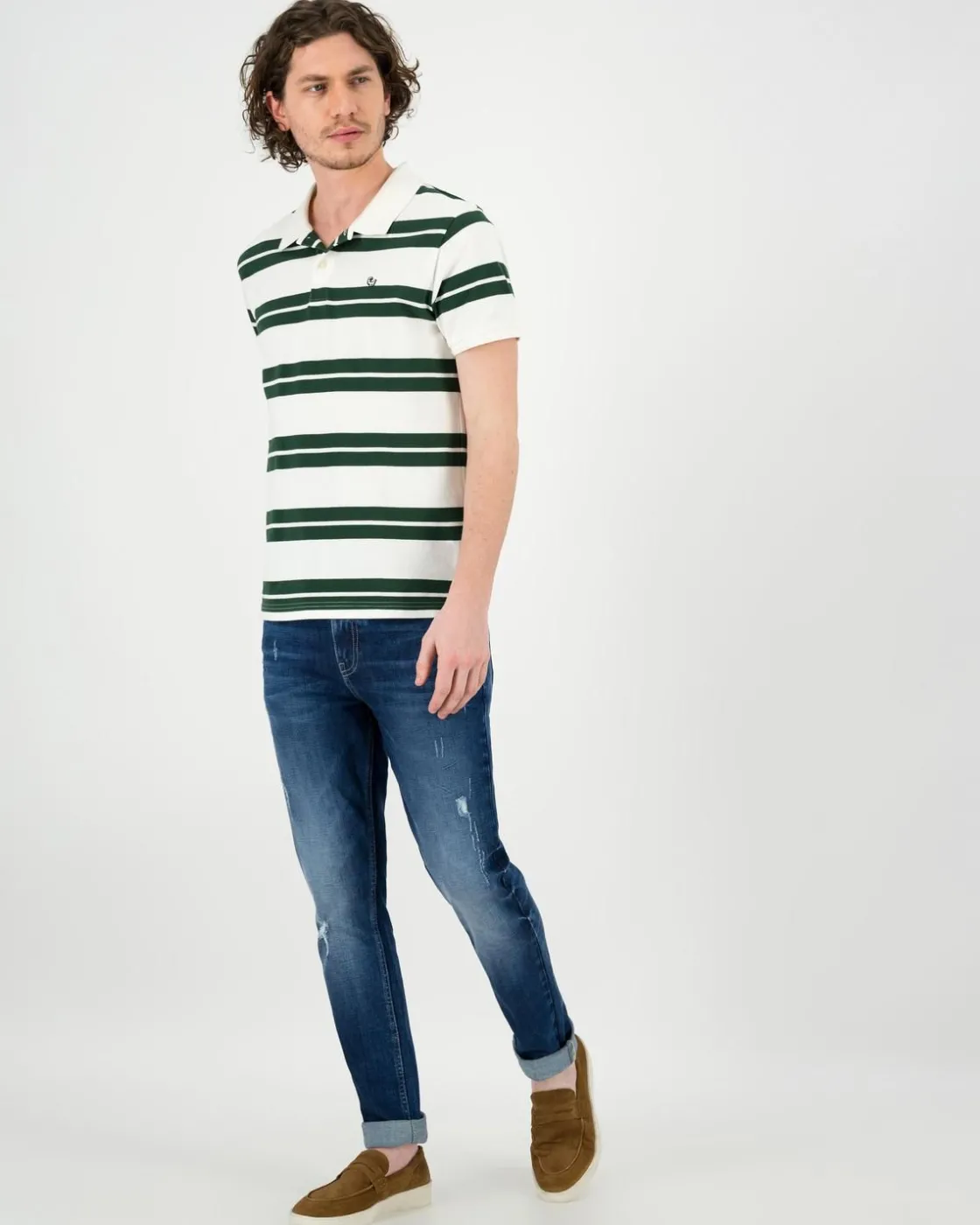 Men Old Khaki Golfers>Men'S Tommy Yarn-Dye Golfer