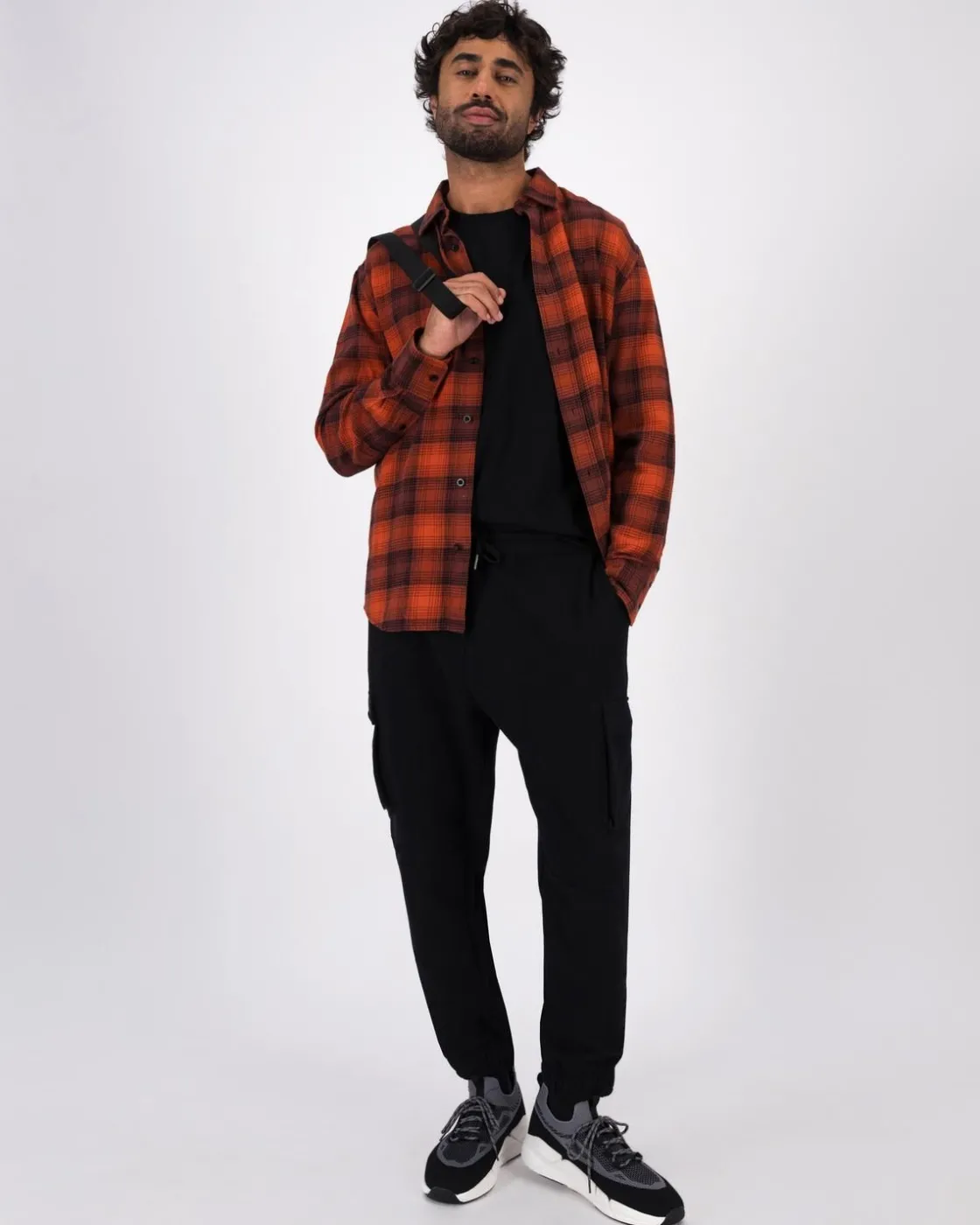 Men Old Khaki Shirts>Men'S Vian Warm Handle Check Shirt
