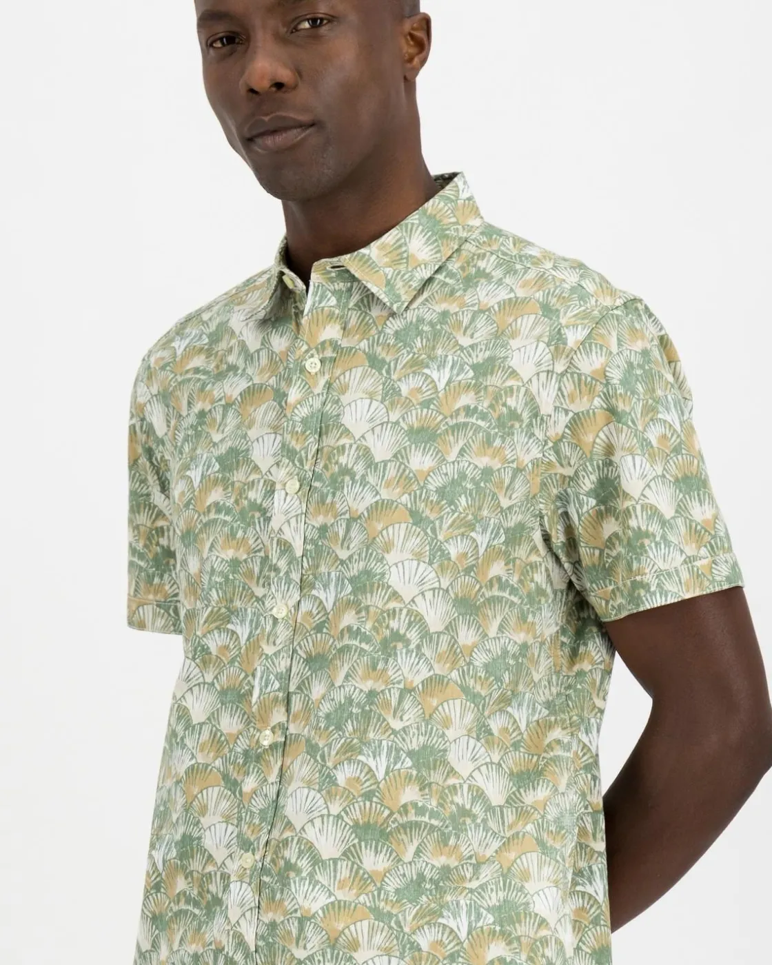 Men Old Khaki Shirts>Men'S Wane Regular Fit Shirt