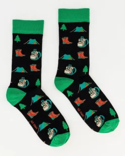 Men Old Khaki Socks & Underwear>Men'S Wilbur Wilderness Print Socks