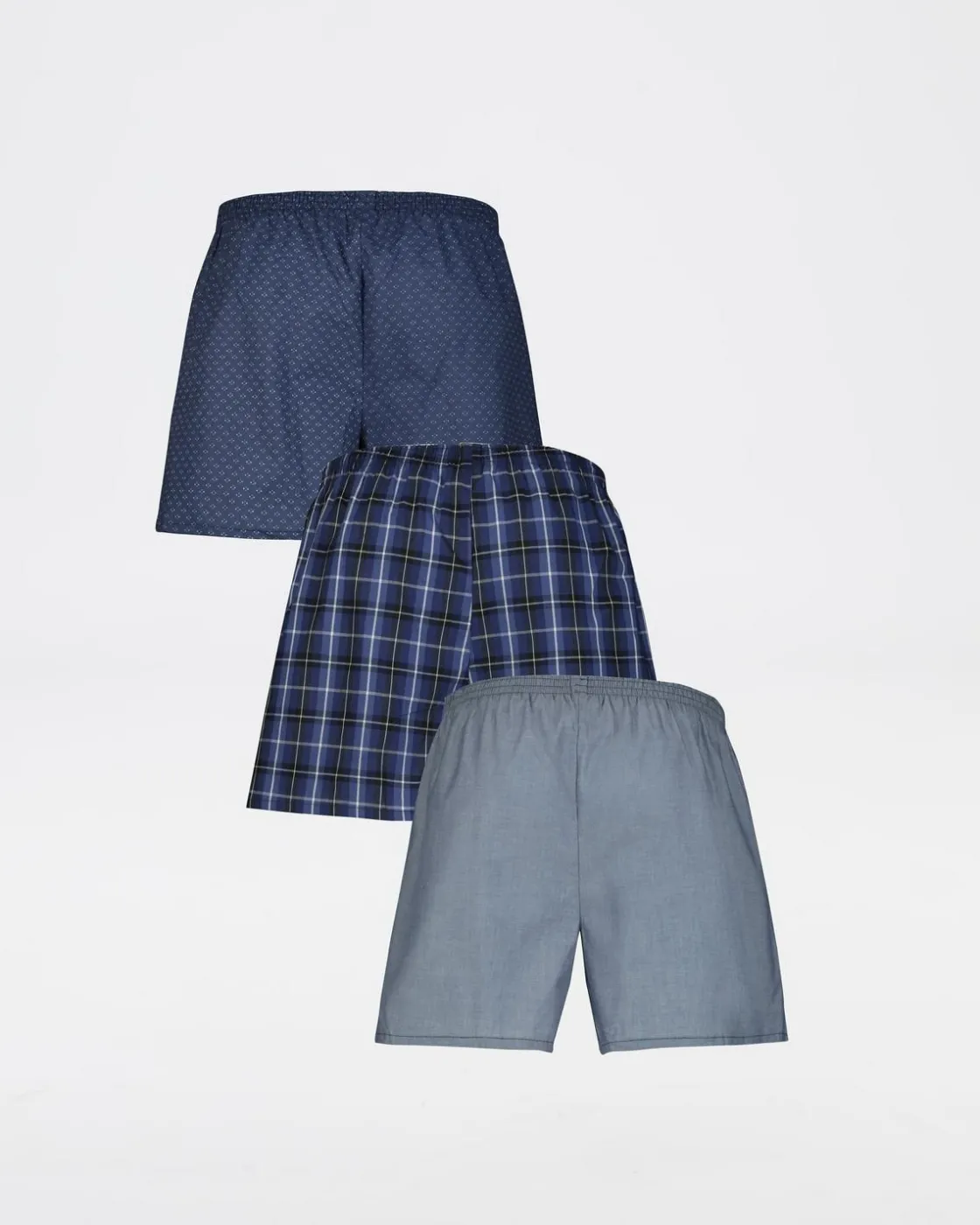 Men Old Khaki Socks & Underwear>Men'S Woven Boxers 3-Pack
