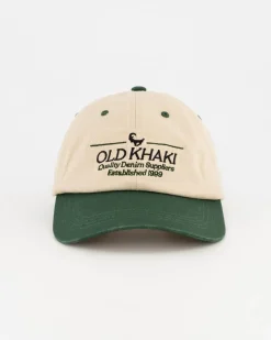 Men Old Khaki Headwear>Men'S Zanda Colour-Block Peak Cap