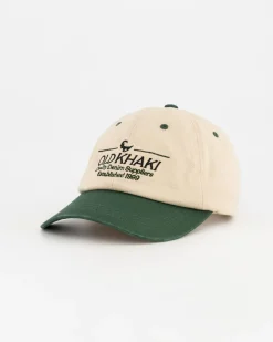 Men Old Khaki Headwear>Men'S Zanda Colour-Block Peak Cap