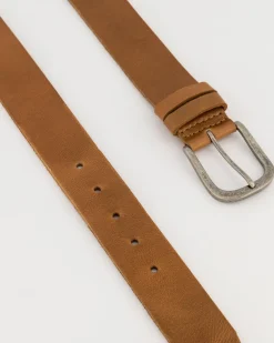 Men Old Khaki Belts>Men'S Zev Formal Leather Belt