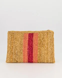 Women Old Khaki Bags & Purses>Nalini Striped Clutch Bag