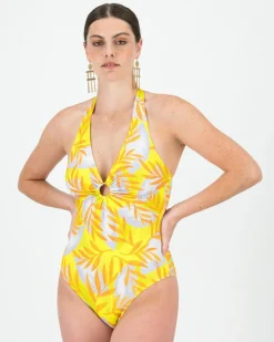 Women Old Khaki Swim>Rio Halter One-Piece Swimsuit