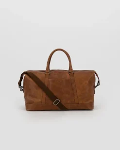 Women Old Khaki Bags & Purses>Unisex Rami Leather Weekender Bag