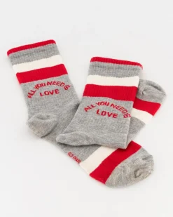 Women Old Khaki Socks>Unisex Vivo Heart Groat Socks 2-Pack