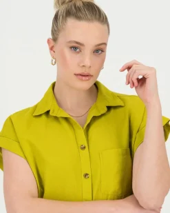 Women Old Khaki Shirts & Blouses><noscript><img width=