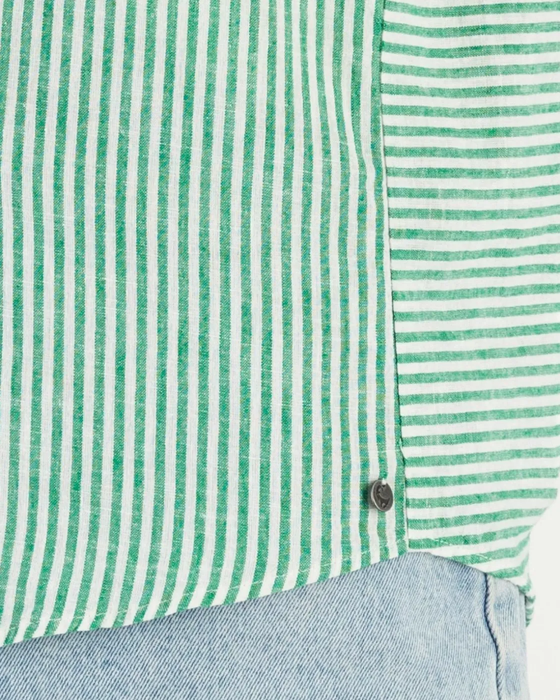 Women Old Khaki Shirts & Blouses>Women'S Alba Linen Stripe Shirt