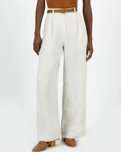 Women Old Khaki Pants>Women'S Ally Linen Pleated Pants