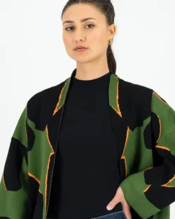 Women Old Khaki Scarves & Kimonos><noscript><img width=