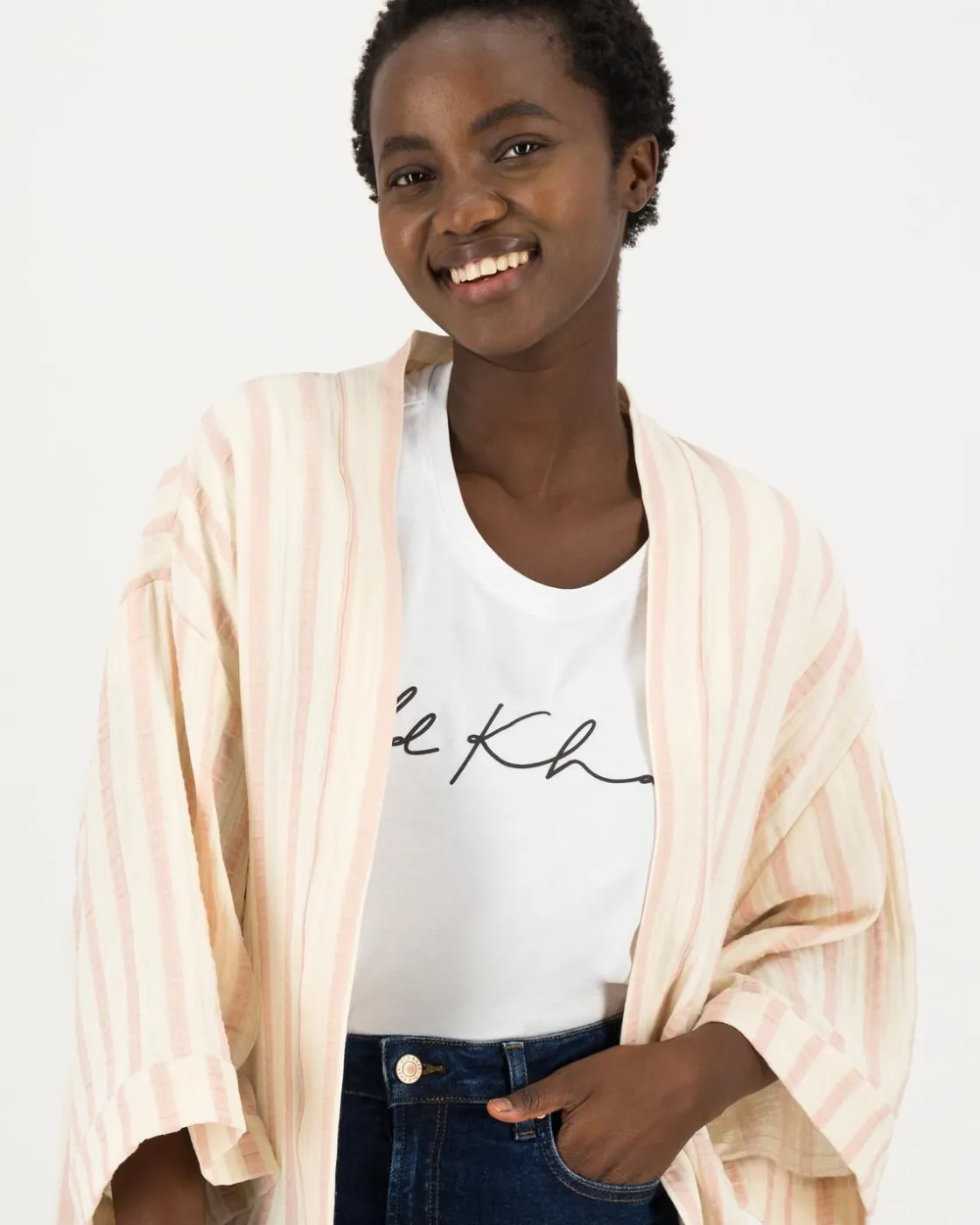 Women Old Khaki Scarves & Kimonos>Women'S Angela Kimono