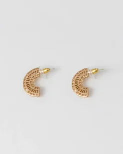 Women Old Khaki Jewellery>Women'S Arched Dangle Bead Earrings