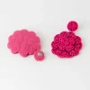 Women Old Khaki Jewellery>Women'S Beaded Flower Drop Earrings