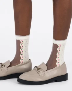 Women Old Khaki Socks>Women'S Belli Frill Top Mesh Socks