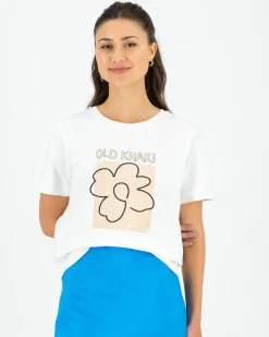 Women Old Khaki T-Shirts & Camis>Women'S Bessie Embroidered T-Shirt