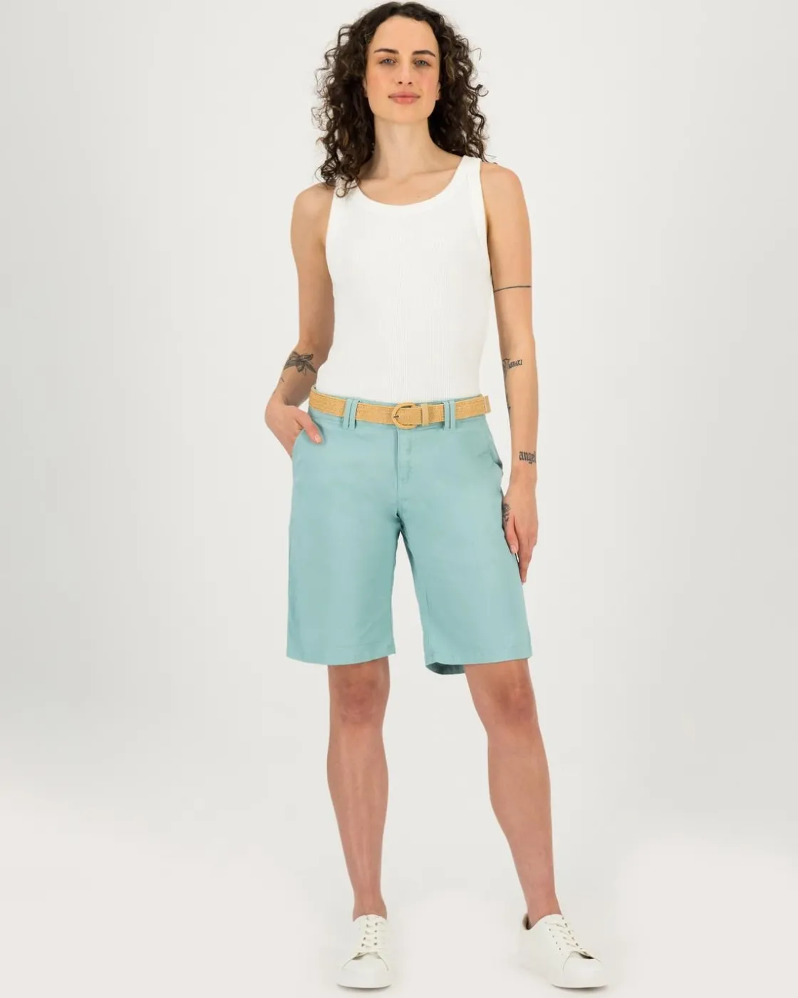 Women Old Khaki Shorts>Women'S Cate Belted Chino Shorts
