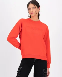 Women Old Khaki Knitwear & Sweats>Women'S Cayla Embossed Sweat