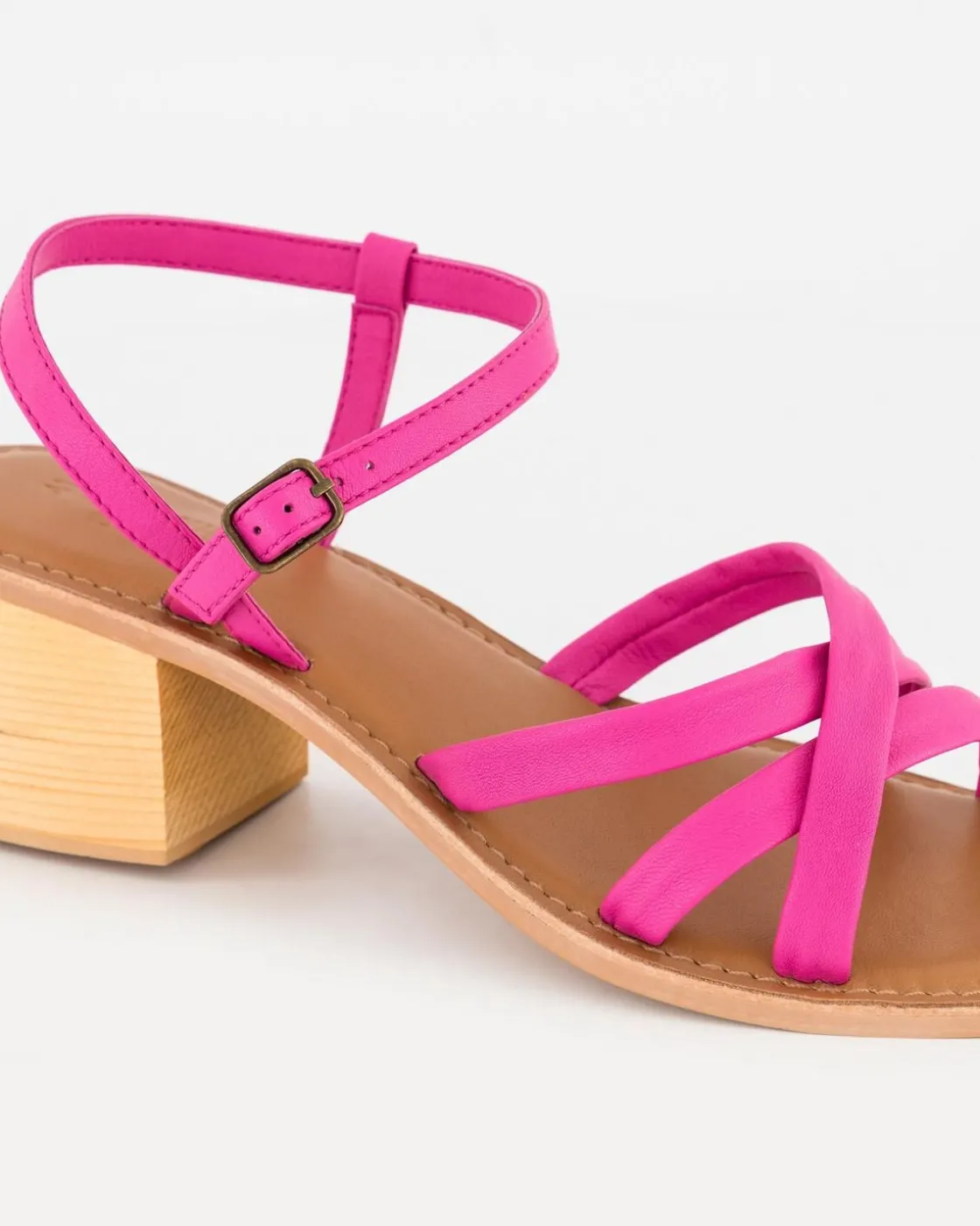 Women Old Khaki Wedges & Flats>Women'S Christina Leather Heel